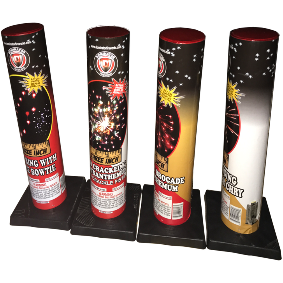 Single Shot Tube Assorted Captain Boom Fireworks