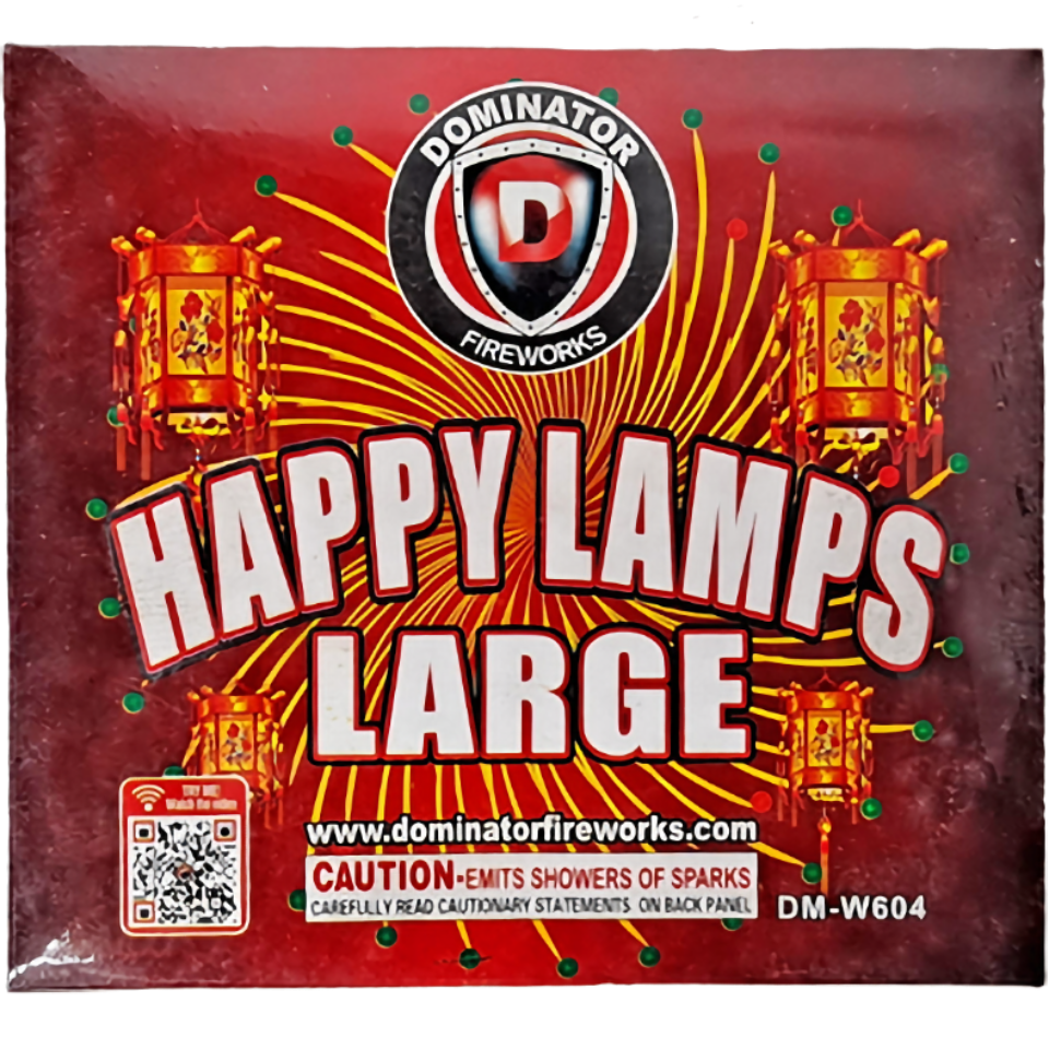 Large Happy Lamp Spinning Firework | Captain Boom