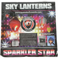 Sky Lantern Sparkler Star