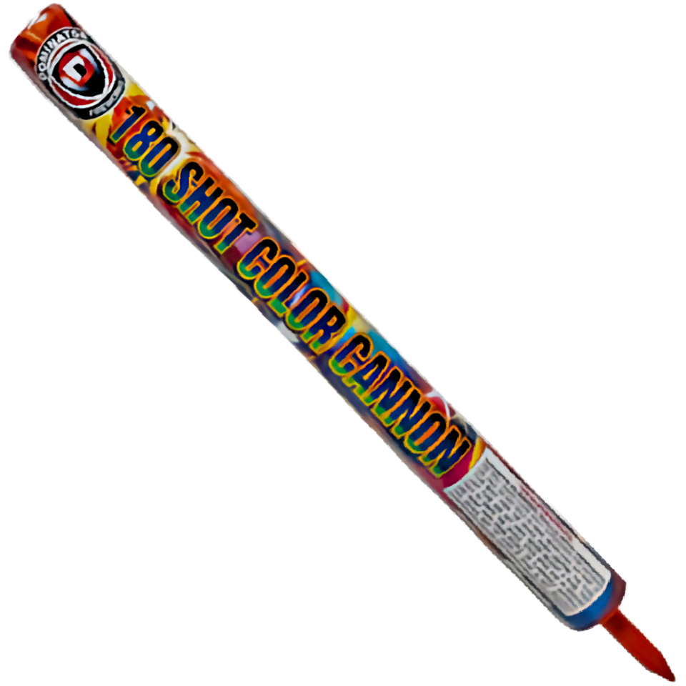 180 Shot Color Cannon Roman Candle