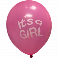 Gender Reveal - 12 Inch  Pink Balloons