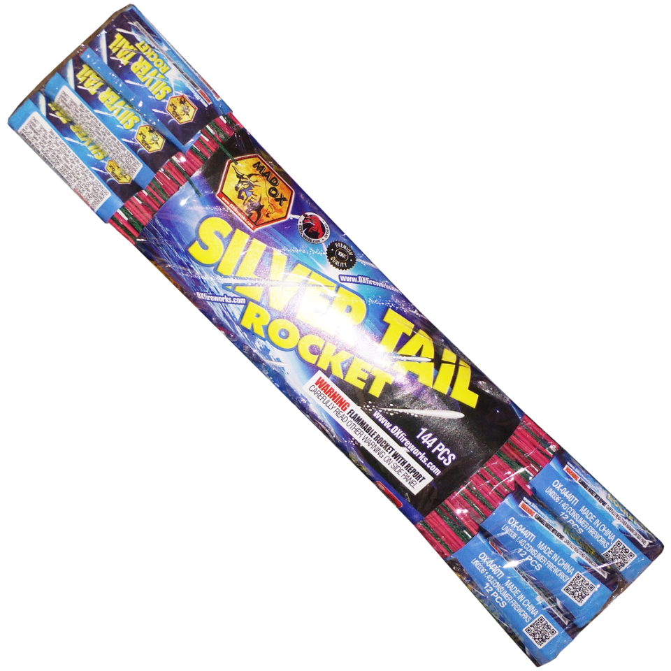 Silver Tail Rocket | Captain Boom Fireworks