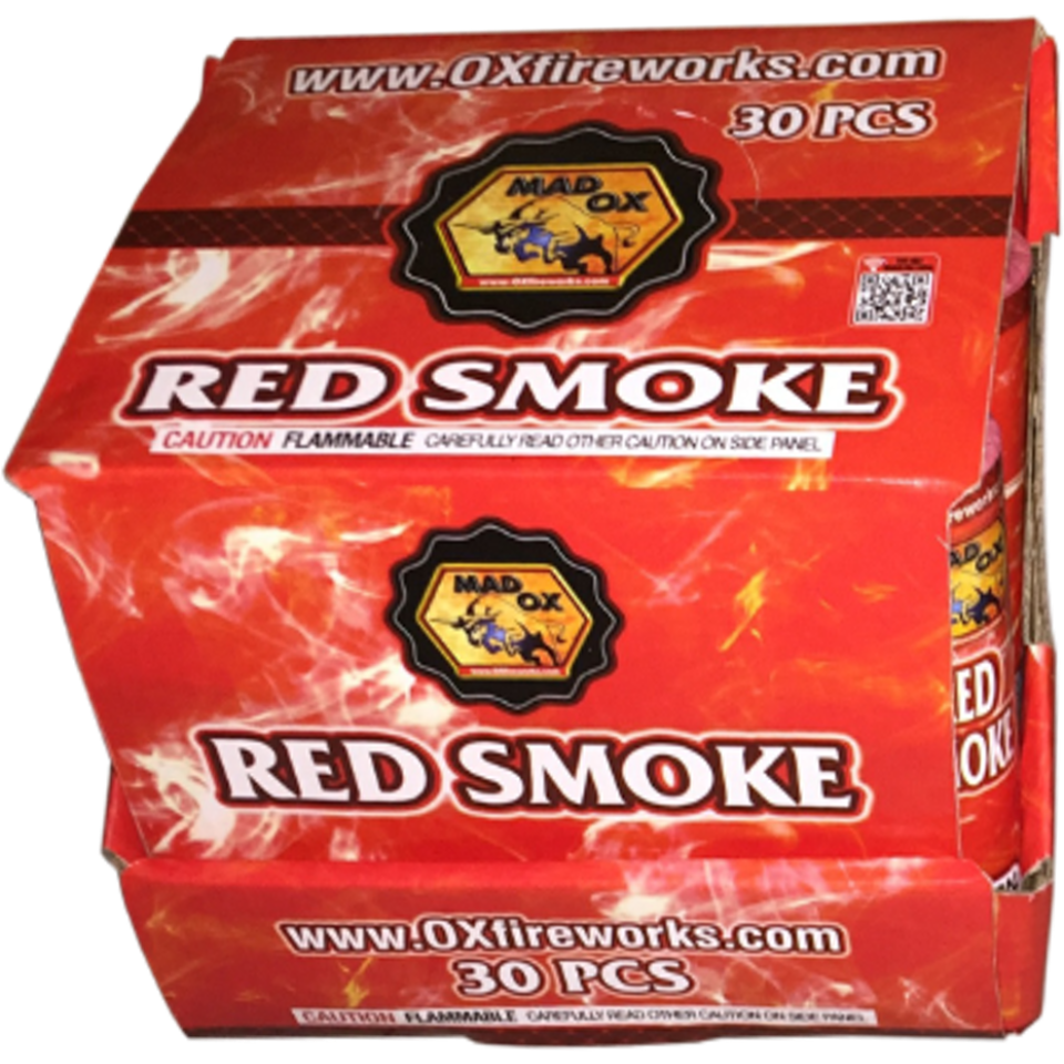 Red Color Smoke Tube | Captain Boom Fireworks