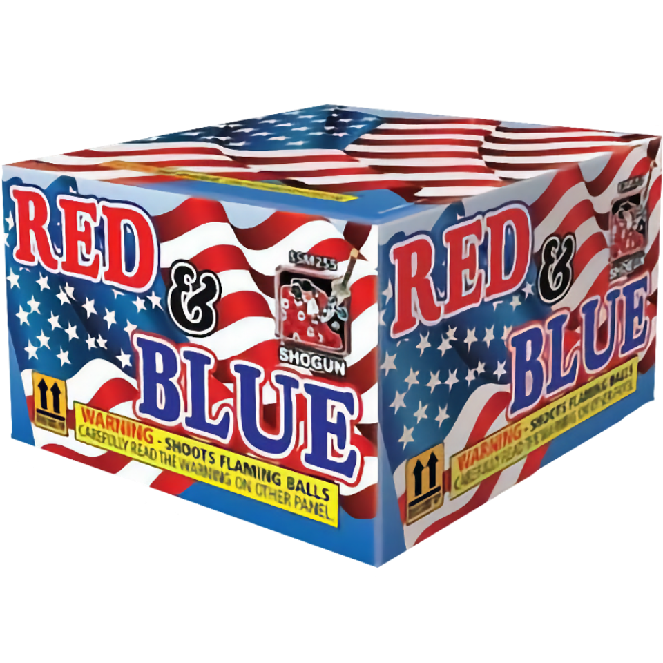 Red & Blue 200 Gram Firework by Shogun